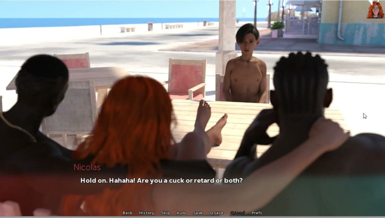 XXX Games Bunk: Kader bizi ayırmayacak - beyaz kız arkadaşla poz veren iki zenci...