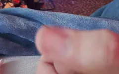 Uncut Aussie Cock Leaking with Precum 1