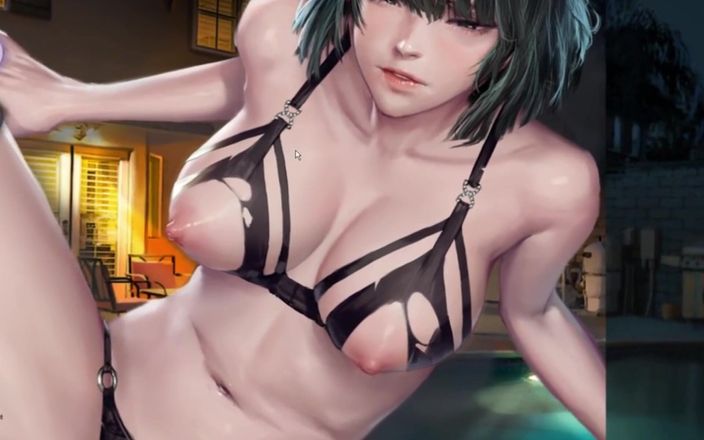 X Hentai: Sexy mladá dívka v plavání chudá - Hentai Cg43