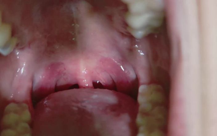 Victoria Lotus: Uvula savuroasă Flossing și Gura Tur gingie întinderea sensului