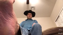 Cowboy POV fotdyrkan &förnedring