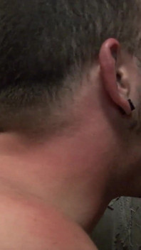 Gay Gloryhole Fuck 3 Cocks Stuff Mouth Ass with Cum Flood