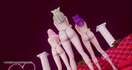 3D-Hentai Games: MajorLazer - Sua Cara Ahri Kaisa Seraphine KDA nua em league...