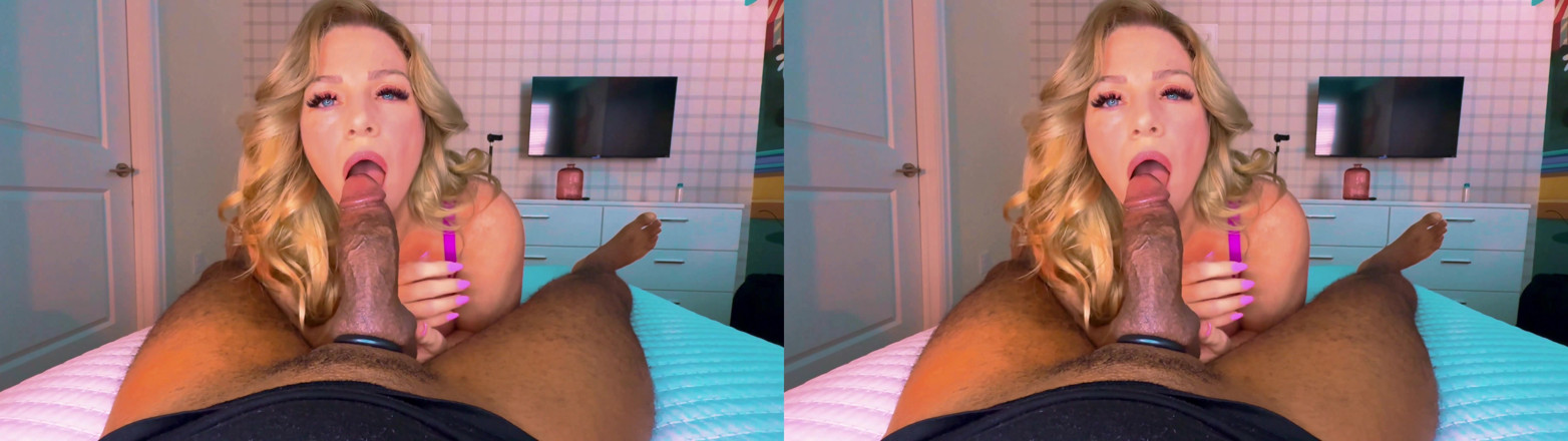 Voo Doo XXX: VR 3D - MILF bertetek besar menghisap dan mengongkek kote hitam besar