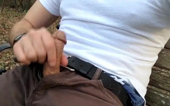 TJenner: Outdoor Masturbation on the Park Bench and Verbal Too