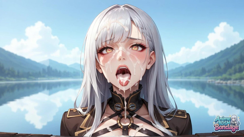 Anime BDSM Bondage: 호숫가 BDSM 씬에서 가장 핫한 구속 속박에 착유하고 묶일 준비가 되어 있습니다.