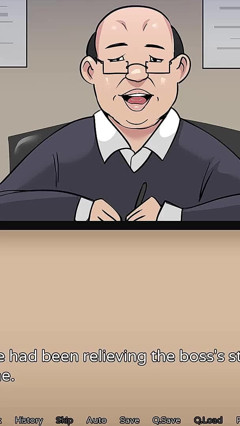 Hazelnut Latte: Tranny Is Sucking of Her Boss Under the Table While He Is on a Video Call - Episode 22