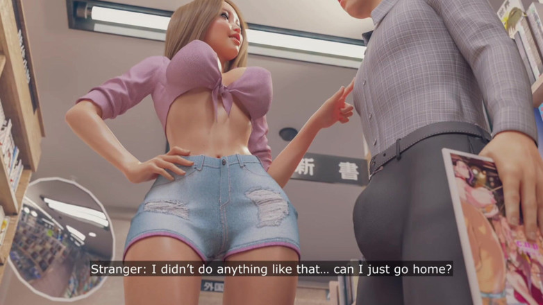 Girl Xgamer: 책장 뒤에서 더러운 낯선 섹스