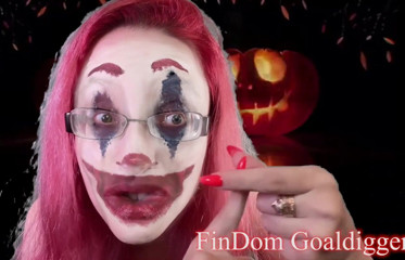 FinDom Goaldigger: Halloween balls cutting