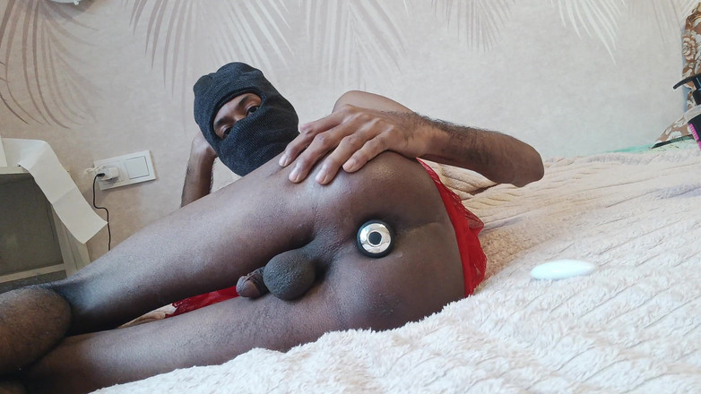ThorSagor: Bangladesh Crossdreeser gay boy đặt một plug mông, lấy nhiều rung động...