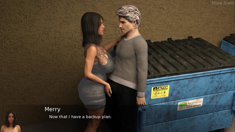 Porny Games: Project hot wife - Getting some cum on the alley (40)