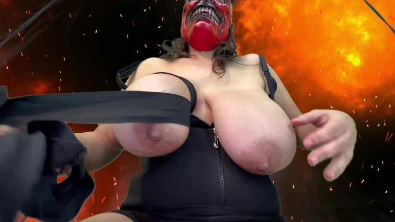 VeeVee Vixen: Scary Demon Whipped Tits