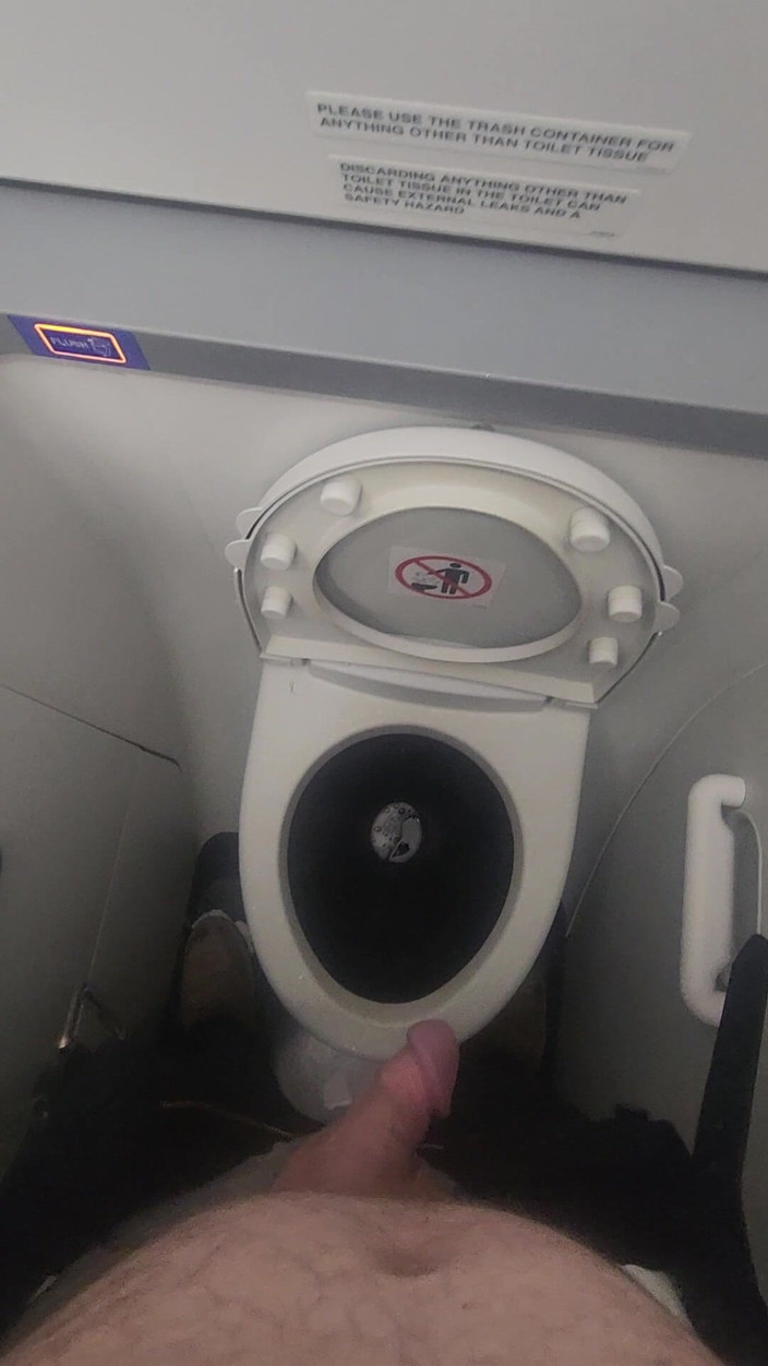 Djk31314: Flygplan badrum jerk och sperma.