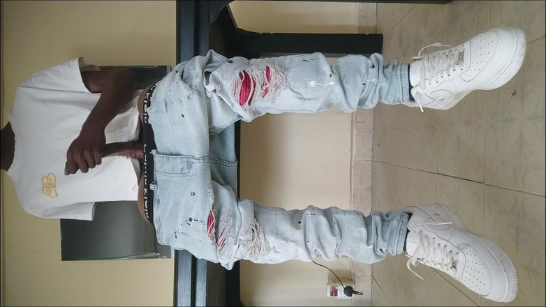 Gay black steel Africa: Sokak giyiminde büyük yaraklı zenci 31 ve döl (4)