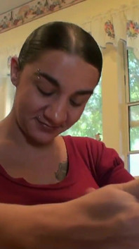 Little Pregnant Stepmother Helps Stepson with a Big Problem