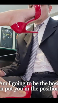 Hot Secretary Mesmerize Her Boss with Her Feet and Makes Him Promote Her to Manage