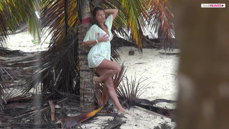 Jasmine RougeXXX: Under the palms in Punta Cana, my friend gets the...