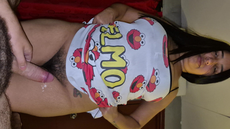 Pikaa6: Stepdaughter Catches Stepdad Jerking off and Joins Him