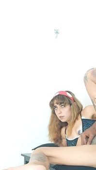 Footjob a anální sex mezirasový