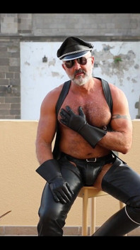 Mike in Leather