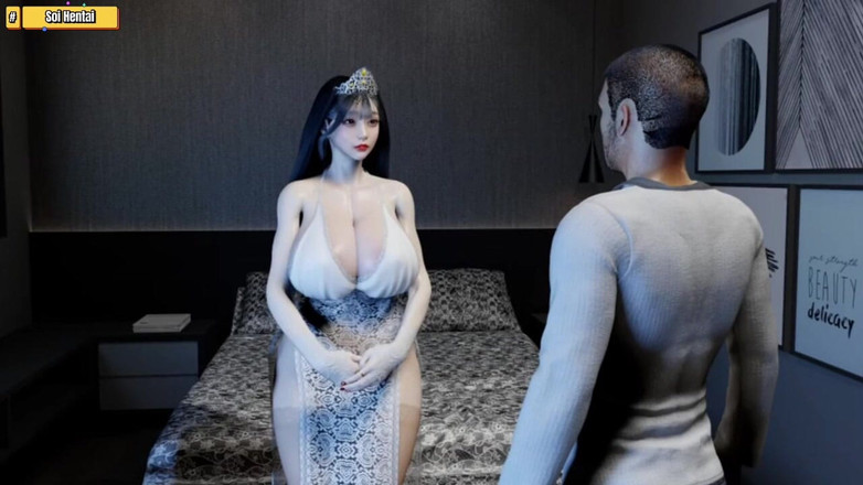 Soiyu Hentai: Хентай 3D - сексуальная, сочная, красивая мокрая киска