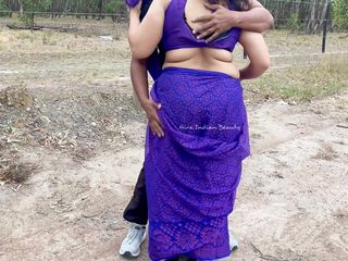 Hot 365 Entertainments: Indian Couple Sex - Cute Desi Wife's Saree Blouse Removed and...