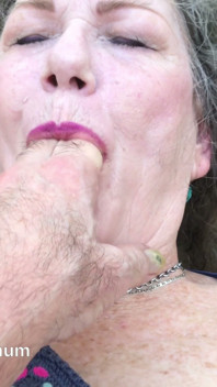 Outdoors Under Table Blowjob & on Table Fuck & Squirt! Maxxximummilf