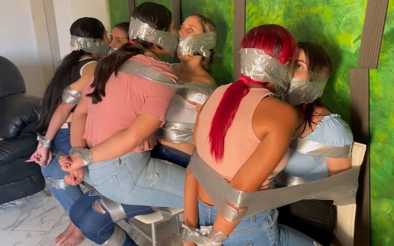 The Ultimate Bonding Experience! (Selfgags Latina Bondage)