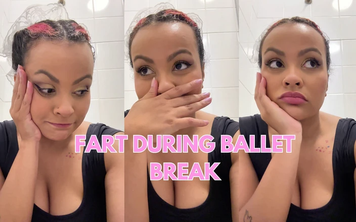 Cutiepiie Chubby: Gassy Ballerina Trying Not to Fart During Show Break