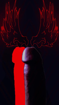 Naked Angel with a Hard Dick