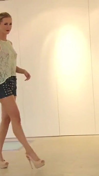 Sammi Tye Changing Clothes and Strutting