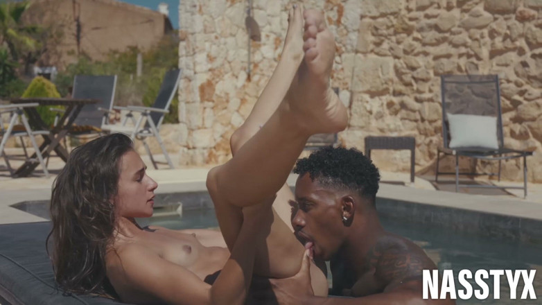 Little Caprice Dreams: Black Cock Fills Tight Pussy