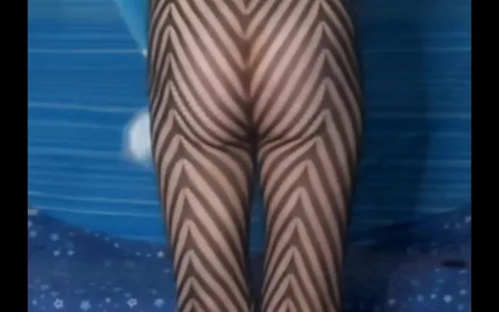 Lizzaali: Elevated View Stripteaser in My Stretch Pants and Sexy Pantyhose