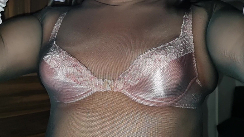 Sexy shinny clothes: Sexy Bra Vintage De Satin Y Encaje Y Vestido Negro...