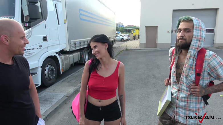 Take Van: Sie wird eine ritt bekommen, aber nicht ohne wichse auf...
