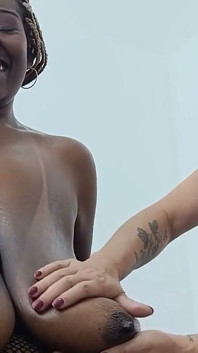 Massaging My Stepdaughter's Big Breasts