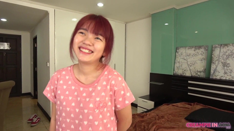 Creampie In Asia: Thai creampied. Sperm flowed out.