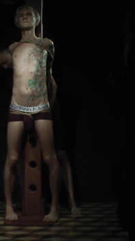 Nicky Tied to Pillar and Electro Paddl Tis1