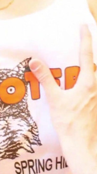 Hooters jebanie i obciąganie rajstopy nylon
