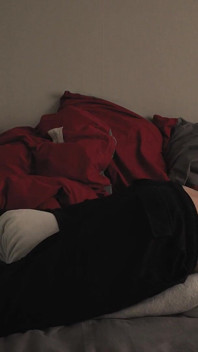 Morning Routine. Femboy Can't Help but Pillow Humping Imagining Your Tight Ass Filled with His Cum