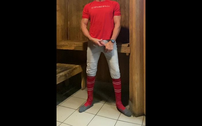 JockDad87: サウナでのDilfjockdad87からの別のホットでムラムラしたエッジングセッション