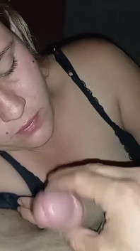 My Wife Wants Milk Before Going to Sleep so She Sucks My Cock