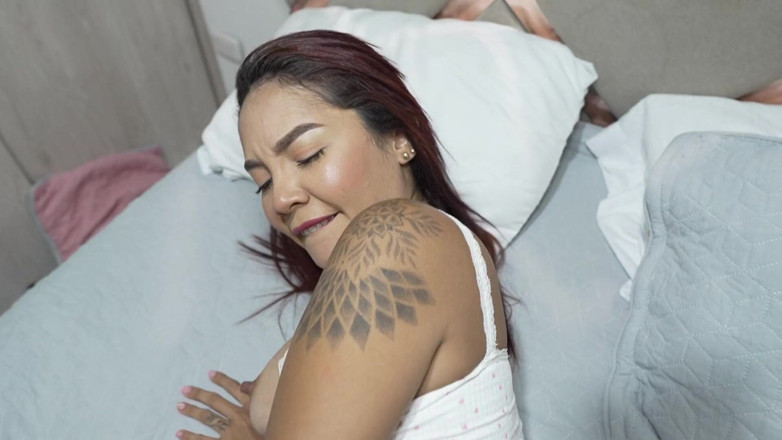 MilanRodriguez: Young Latina Masturbates Alone in Her Room Stepbrother Come Touch...