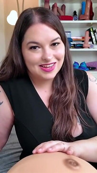 Step-mommy's Growing Boy Gets Fed & Fucked - MILF Sydney Screams Feeds Step-son Fatter and Kisses Big Growing Belly Before Filli
