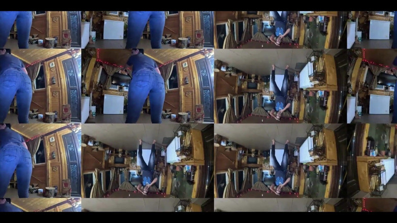 MilfyCalla: Tight Jeans Dance Slut Gagging Facefuck &amp; Cum on My Tangas