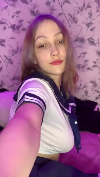 SashaSweet69: Having fun with a vibrator in college uniform