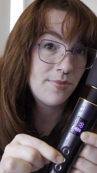 Nsfw огляд світлодіодного дисплея, вібраційна паличка pro compact від funzze