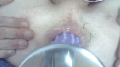 MeandI2: Vibrator de arici de 22 de cm adânc în curul meu! POV