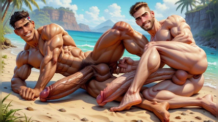 AI gay porn: Ai büyük yarak eşcinsel boşalması
