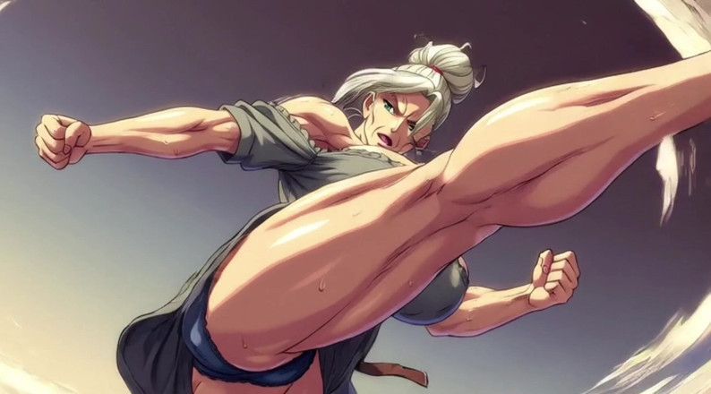 AI Porn: Ai Athletic Women in Cartoon Scenes